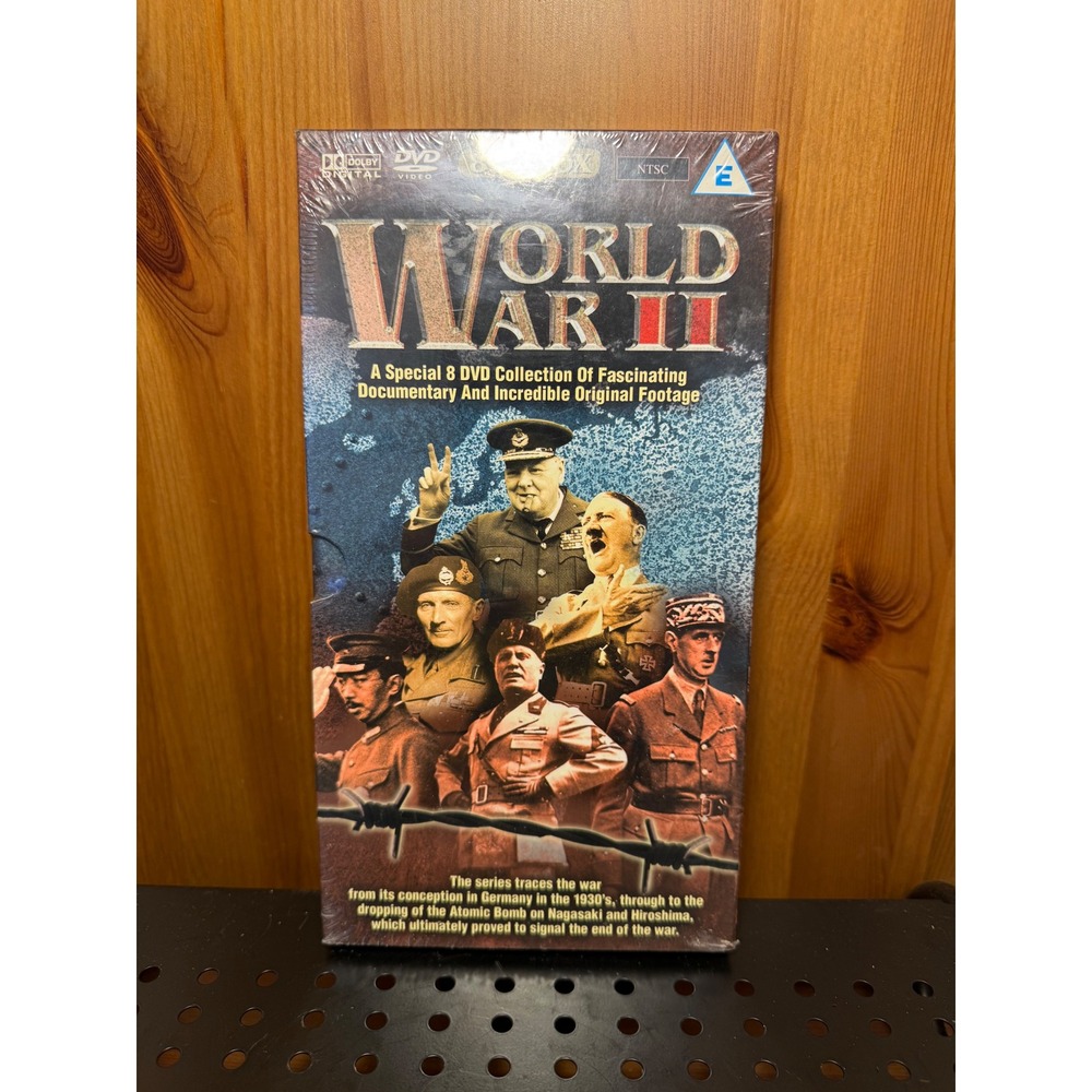 World War II 8 DVD Documentary Collection Original Footage New Sealed